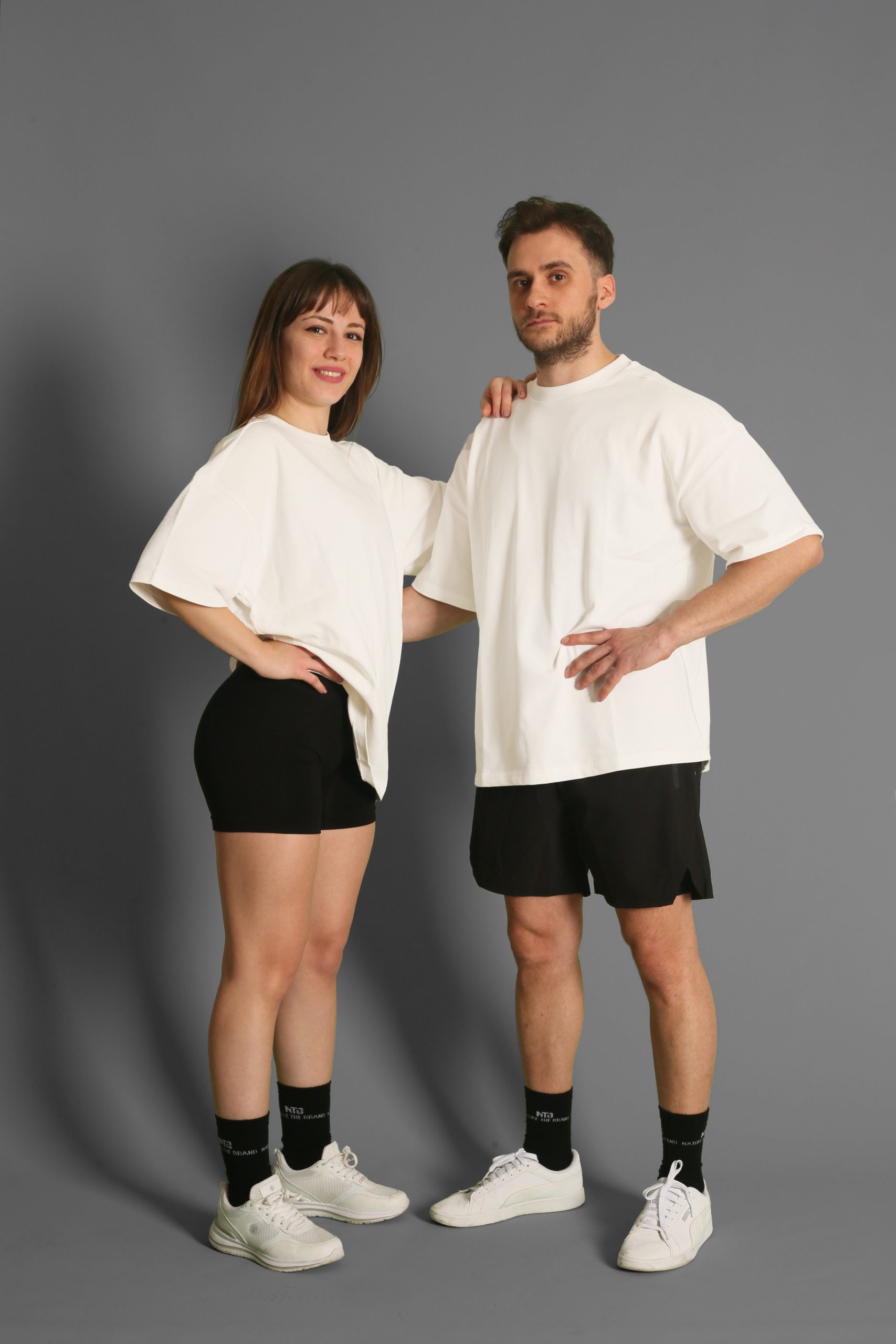 NTB Unisex Oversize T-Shirt Of White Renk - Görsel 3