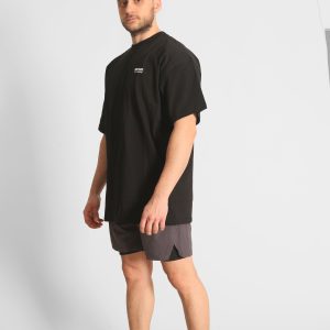 NTB Sırt Baskılı Oversize T-Shirt Black