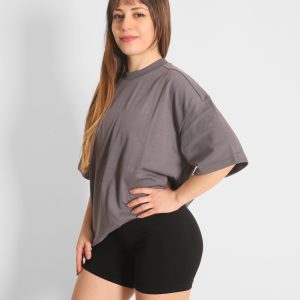 NTB Unisex Oversize T-Shirt Graphit Renk