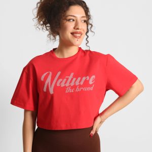 NTB Crop T-Shirt Red