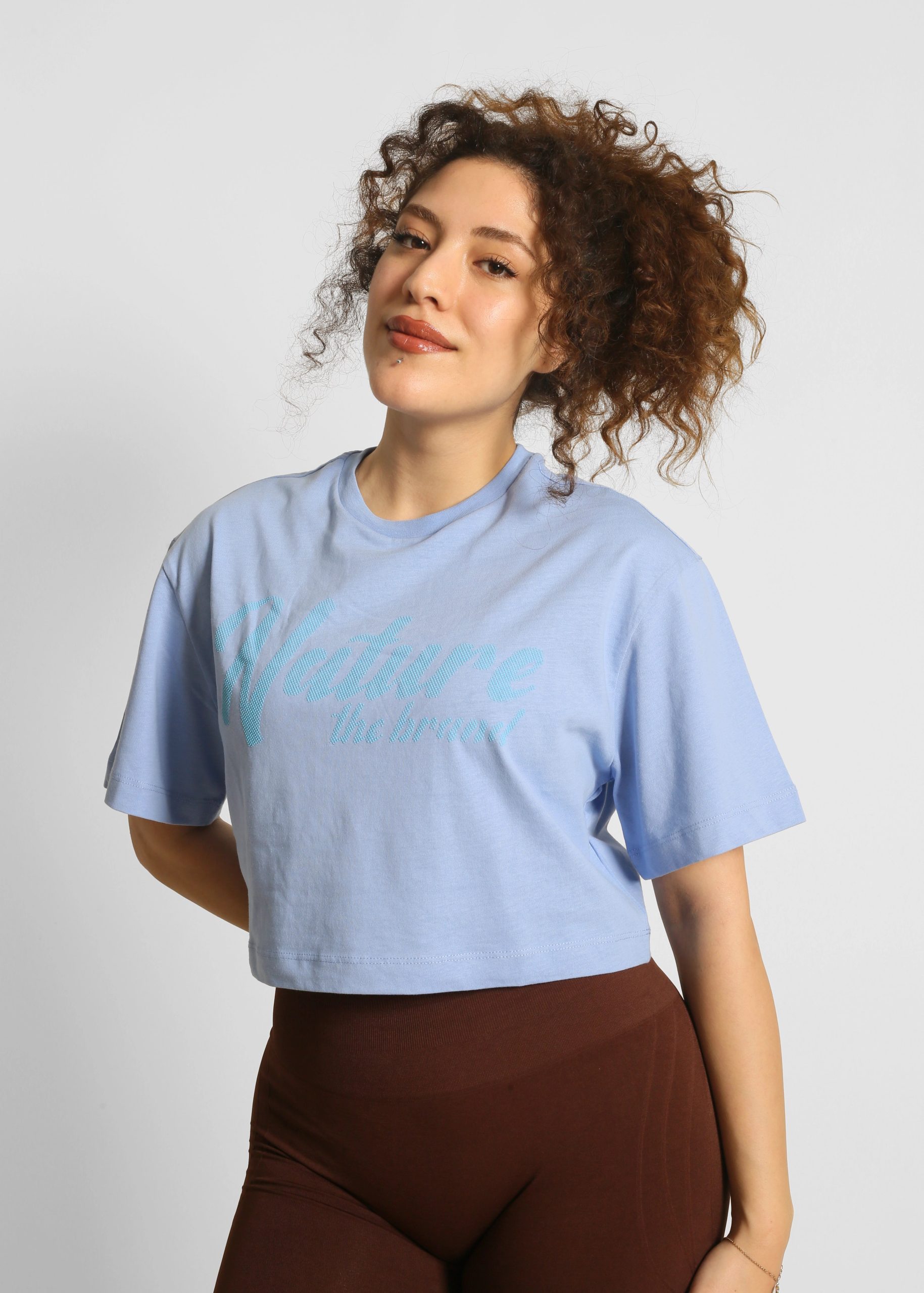 NTB Crop T-Shirt Sky Blue